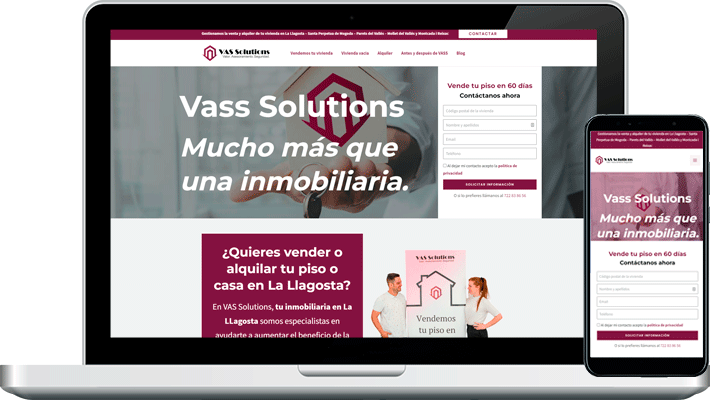 Creación web La Llagosta para Vas Solutions